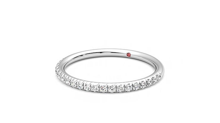 Taylor & Hart Daisy Wedding Ring 360 degree image 25