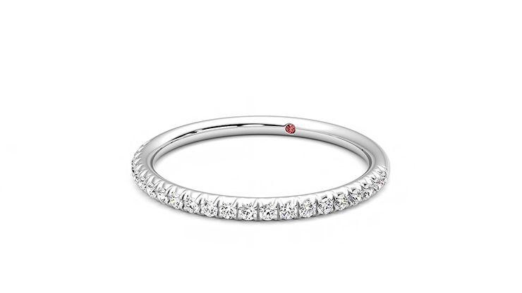 Taylor & Hart Daisy Wedding Ring 360 degree image 26