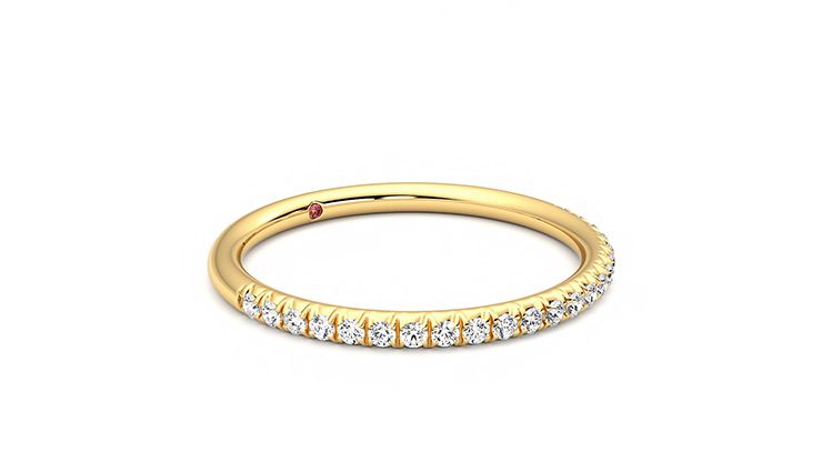 Taylor & Hart Daisy Wedding Ring 360 degree image 6