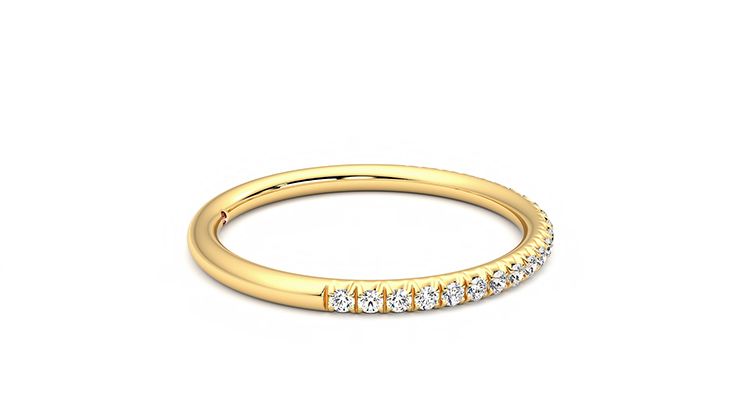 Taylor & Hart Daisy Wedding Ring 360 degree image 9