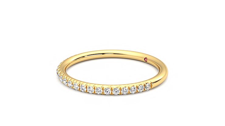 Taylor & Hart Daisy Wedding Ring 360 degree image 23