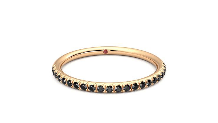 Taylor & Hart Daisy Wedding Ring 360 degree image 2