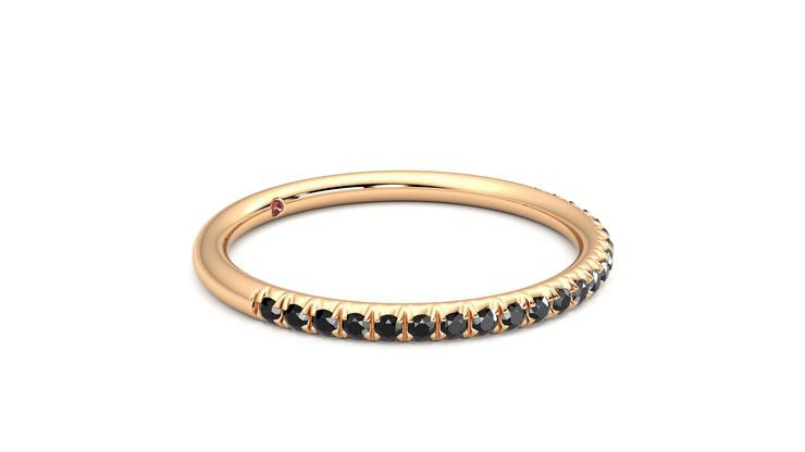 Taylor & Hart Daisy Wedding Ring 360 degree image 7