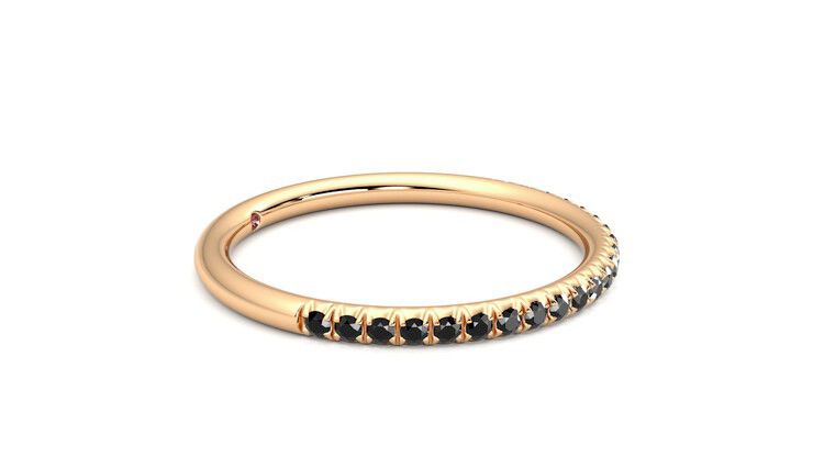 Taylor & Hart Daisy Wedding Ring 360 degree image 8