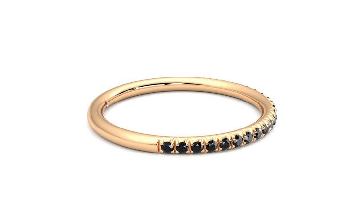 Taylor & Hart Daisy Wedding Ring 360 degree image 9