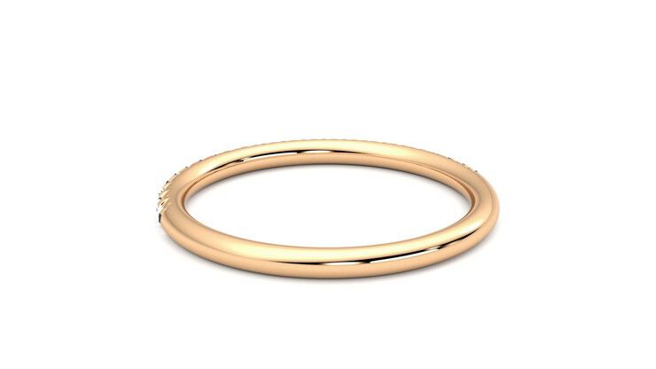 Taylor & Hart Daisy Wedding Ring 360 degree image 16