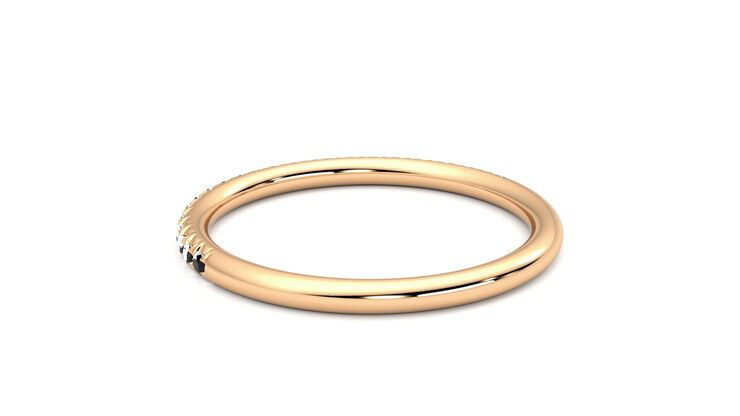 Taylor & Hart Daisy Wedding Ring 360 degree image 17