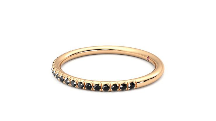 Taylor & Hart Daisy Wedding Ring 360 degree image 22