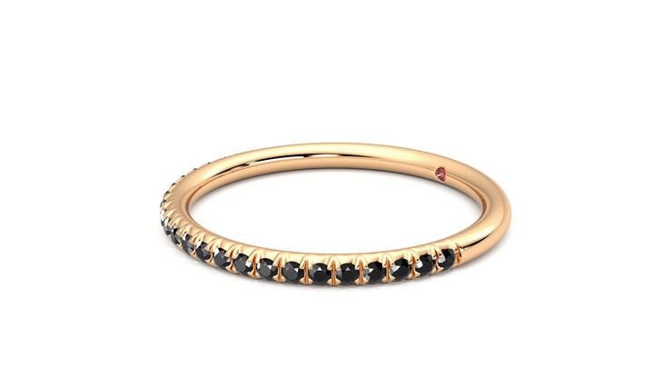 Taylor & Hart Daisy Wedding Ring 360 degree image 23
