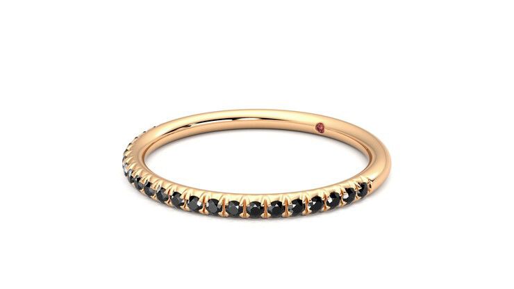 Taylor & Hart Daisy Wedding Ring 360 degree image 24