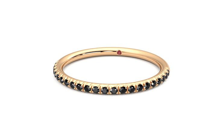 Taylor & Hart Daisy Wedding Ring 360 degree image 27