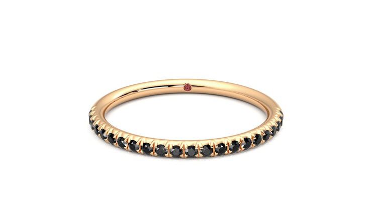 Taylor & Hart Daisy Wedding Ring 360 degree image 29