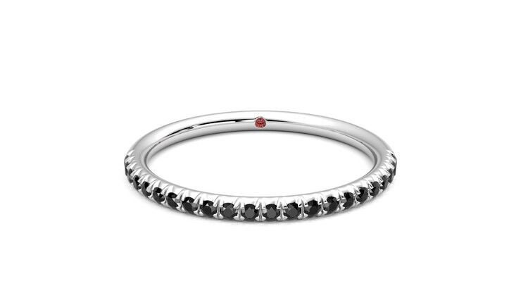 Taylor & Hart Daisy Wedding Ring 360 degree image 0