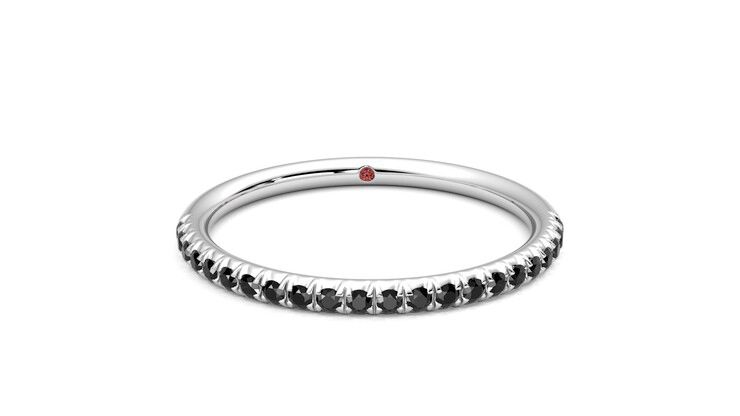 Taylor & Hart Daisy Wedding Ring 360 degree image 1