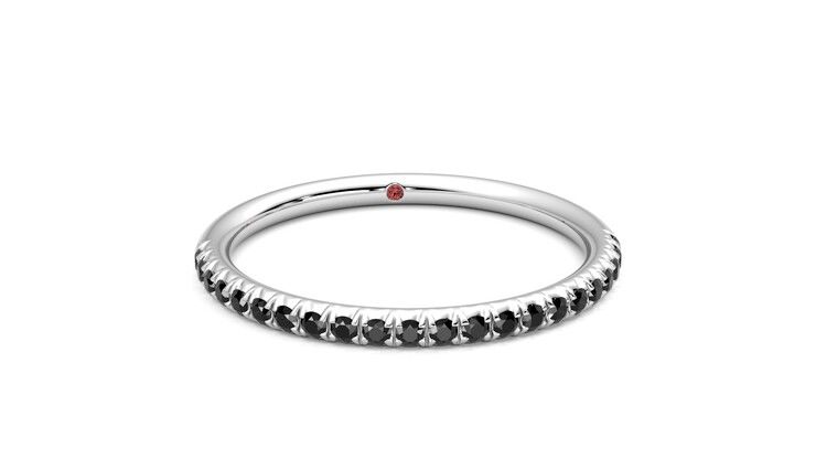 Taylor & Hart Daisy Wedding Ring 360 degree image 2