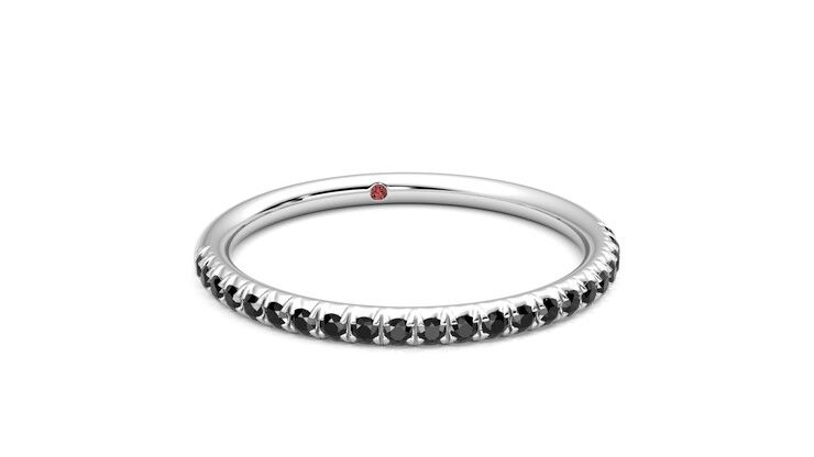 Taylor & Hart Daisy Wedding Ring 360 degree image 3