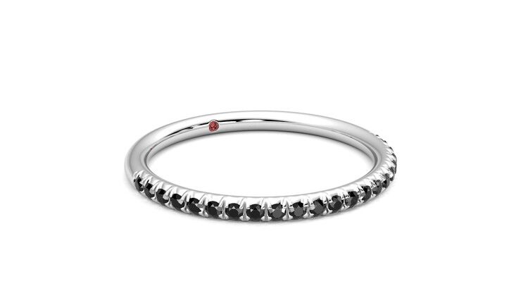 Taylor & Hart Daisy Wedding Ring 360 degree image 5