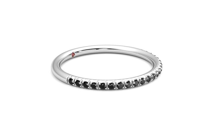 Taylor & Hart Daisy Wedding Ring 360 degree image 7