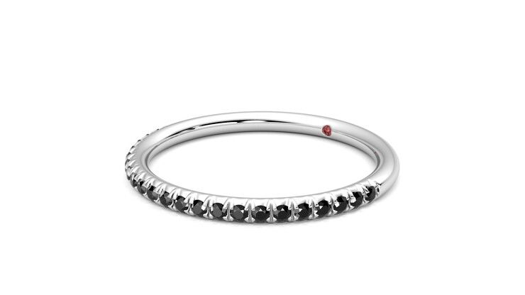 Taylor & Hart Daisy Wedding Ring 360 degree image 24