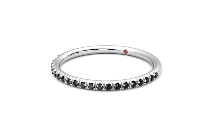 Taylor & Hart Daisy Wedding Ring 360 degree image 25