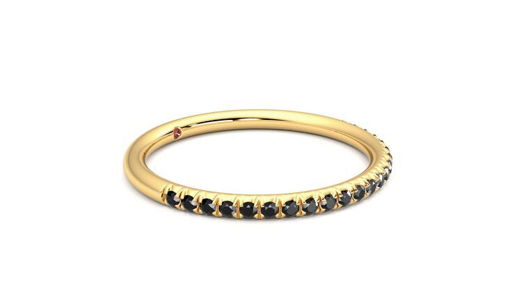 Taylor & Hart Daisy Wedding Ring 360 degree image 7