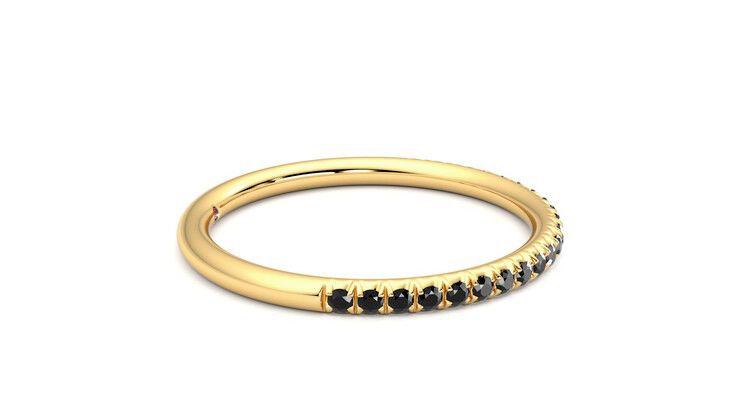 Taylor & Hart Daisy Wedding Ring 360 degree image 9