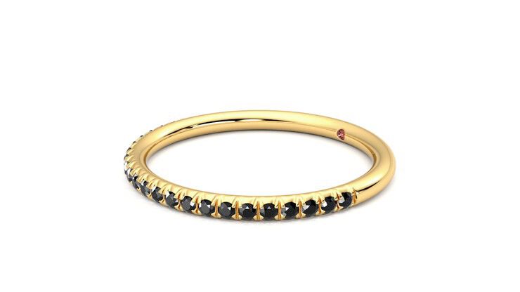 Taylor & Hart Daisy Wedding Ring 360 degree image 23
