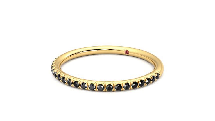 Taylor & Hart Daisy Wedding Ring 360 degree image 25