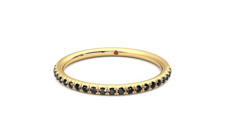 Taylor & Hart Daisy Wedding Ring 360 degree image 28