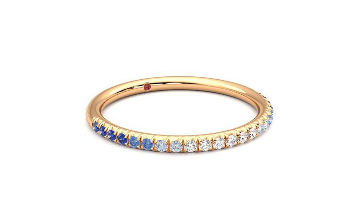 Taylor & Hart Daisy Wedding Ring 360 degree image 5