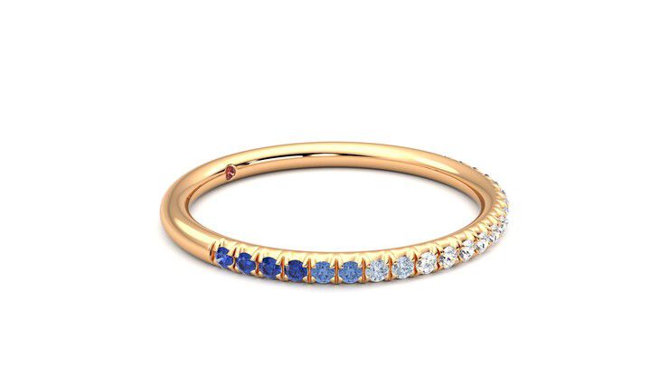 Taylor & Hart Daisy Wedding Ring 360 degree image 7