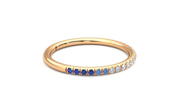 Taylor & Hart Daisy Wedding Ring 360 degree image 8