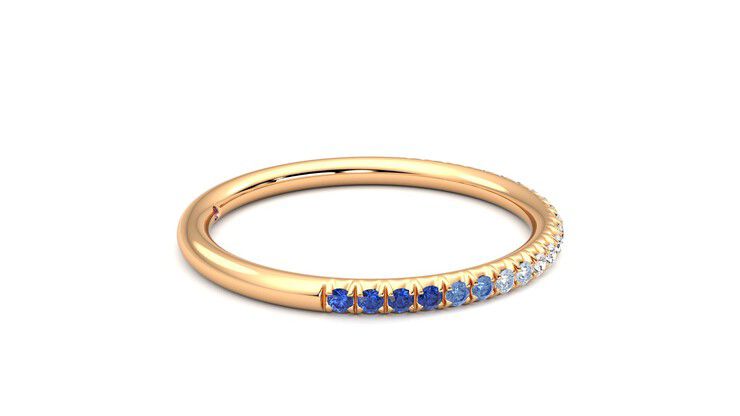 Taylor & Hart Daisy Wedding Ring 360 degree image 9