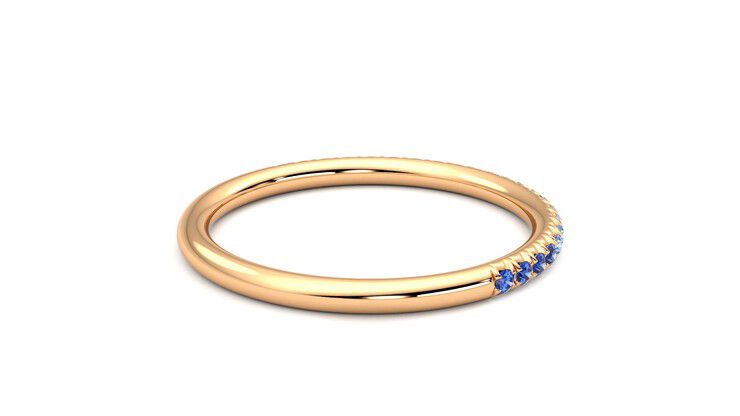 Taylor & Hart Daisy Wedding Ring 360 degree image 12