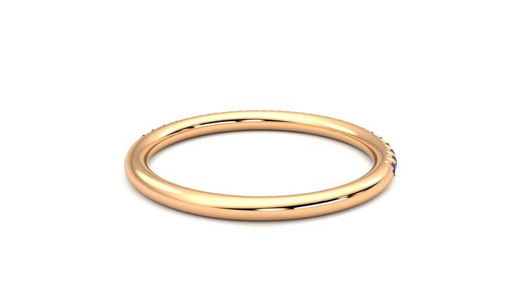 Taylor & Hart Daisy Wedding Ring 360 degree image 14