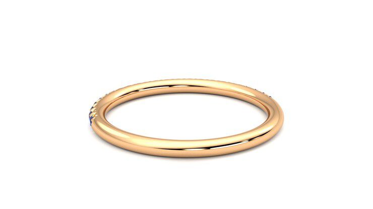 Taylor & Hart Daisy Wedding Ring 360 degree image 16