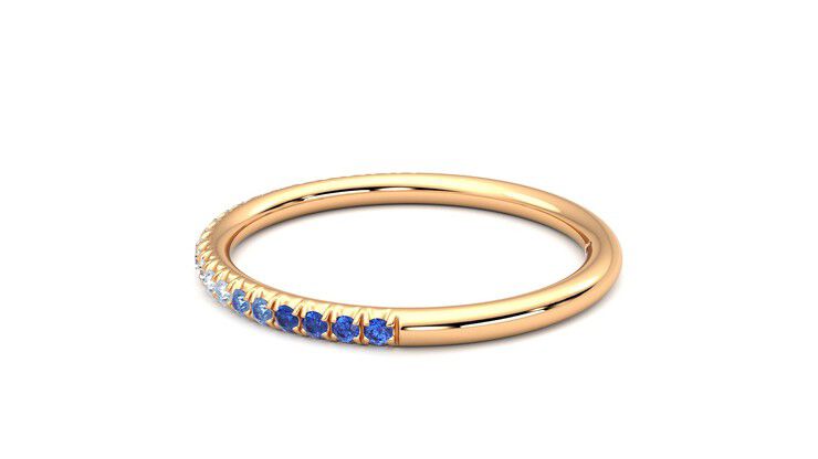 Taylor & Hart Daisy Wedding Ring 360 degree image 20