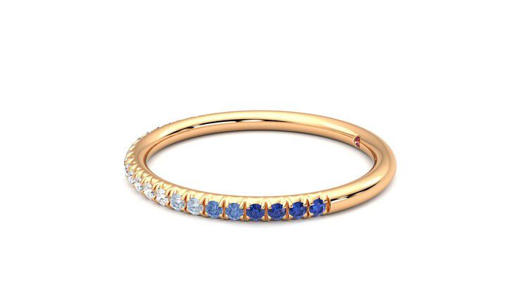 Taylor & Hart Daisy Wedding Ring 360 degree image 22