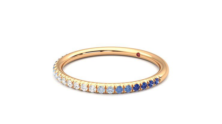 Taylor & Hart Daisy Wedding Ring 360 degree image 24