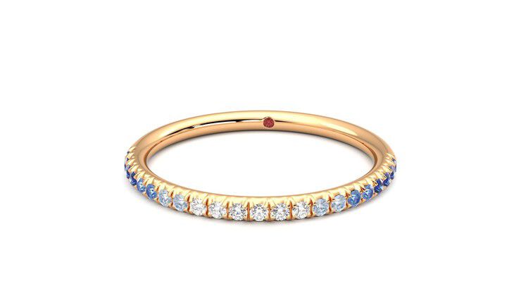 Taylor & Hart Daisy Wedding Ring 360 degree image 28