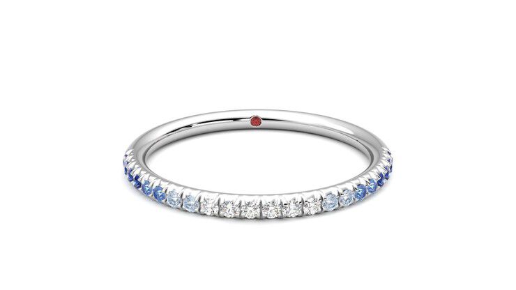 Taylor & Hart Daisy Wedding Ring 360 degree image 1