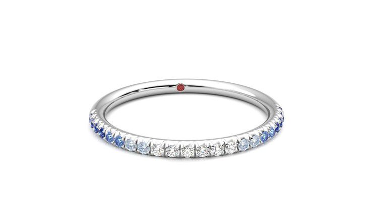 Taylor & Hart Daisy Wedding Ring 360 degree image 2