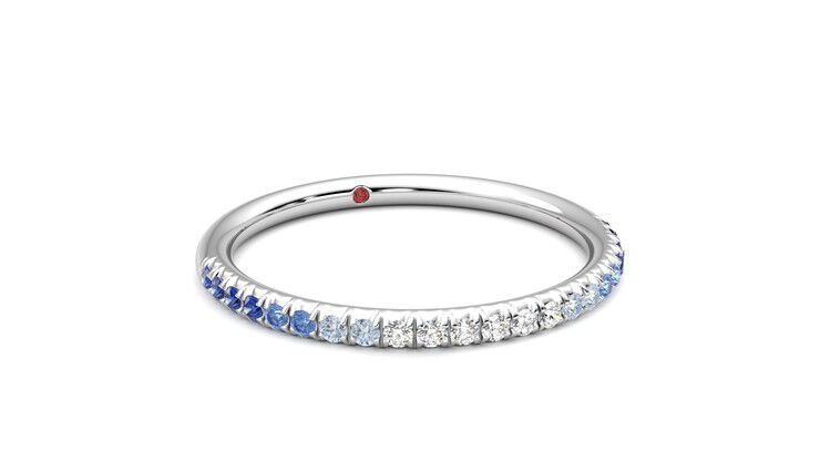 Taylor & Hart Daisy Wedding Ring 360 degree image 4