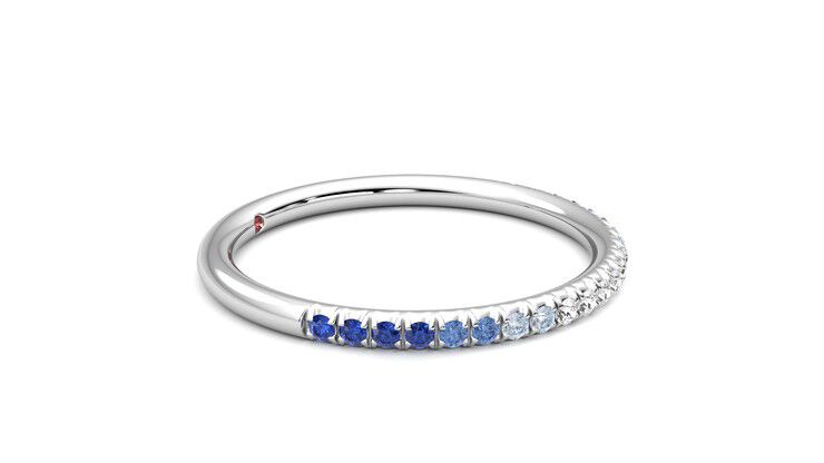 Taylor & Hart Daisy Wedding Ring 360 degree image 8