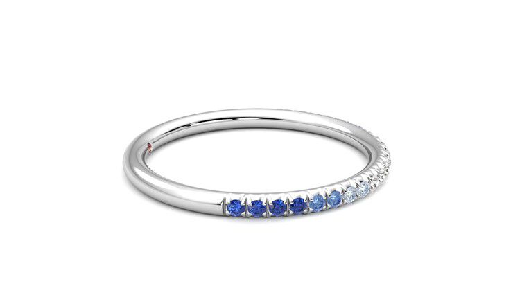 Taylor & Hart Daisy Wedding Ring 360 degree image 9