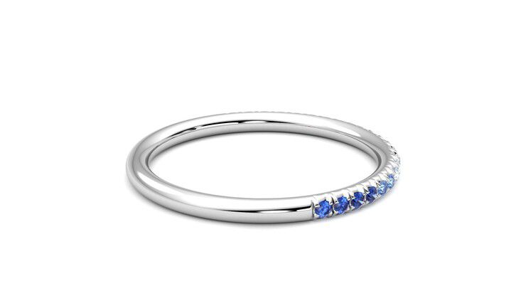 Taylor & Hart Daisy Wedding Ring 360 degree image 11