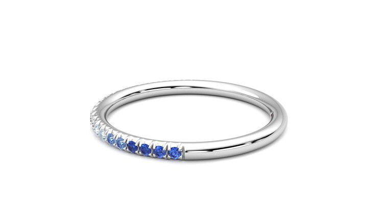 Taylor & Hart Daisy Wedding Ring 360 degree image 20