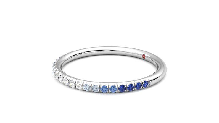 Taylor & Hart Daisy Wedding Ring 360 degree image 23