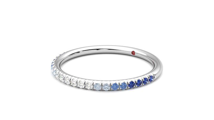 Taylor & Hart Daisy Wedding Ring 360 degree image 24