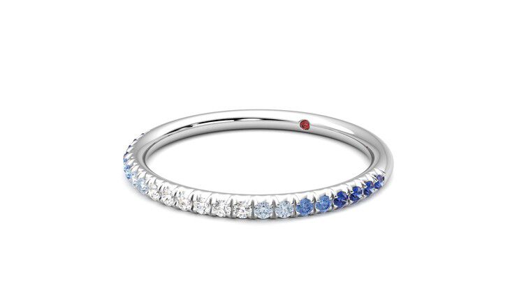 Taylor & Hart Daisy Wedding Ring 360 degree image 25